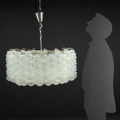 Ceiling Lamp Glass Italy 1960s