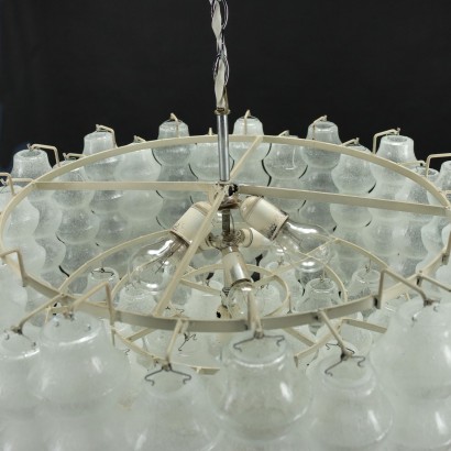 Ceiling Lamp Glass Italy 1960s