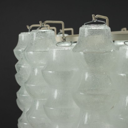 Ceiling Lamp Glass Italy 1960s