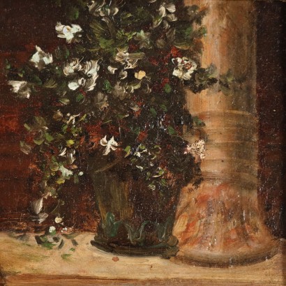 E. Henry Avril Attr. Oil on Canvas France XIX Century