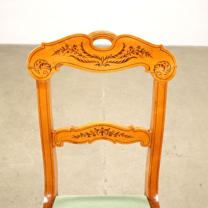 antigüedades, silla, sillas antiguas, silla antigua, silla italiana antigua, silla antigua, silla neoclásica, silla del siglo XIX, Grupo de sillas Carlo X