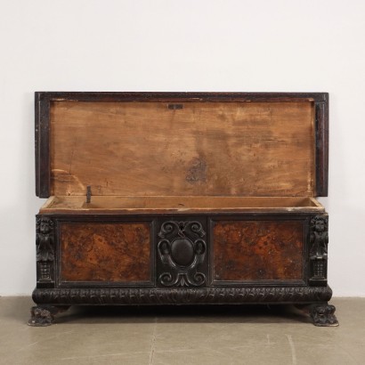 Chest Mannerism Walnut Italy XVII Century