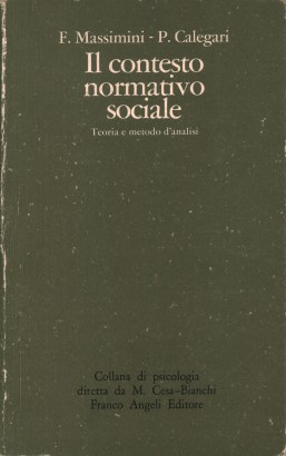 Il contesto normativo sociale: teoria e metodo d'analisi