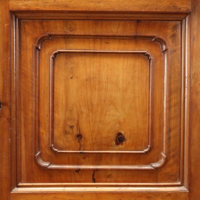 Wardrobe Louis Philippe Walnut Italy XIX Century