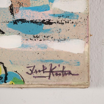 arte, arte italiana, arte Contemporanea italiana, arte Contemporanea,Serigrafia di Ibrahim Kodra,Senza titolo,Ibrahim Kodra