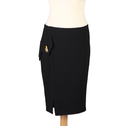 Versace Skirt Wool Size 16 Italy