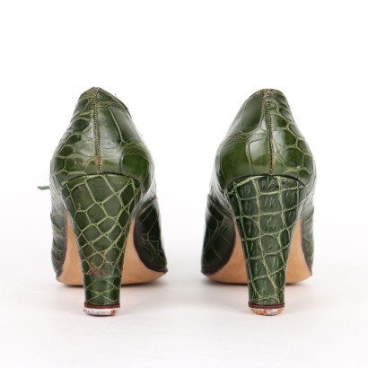 Zapatos Vintage Verdes