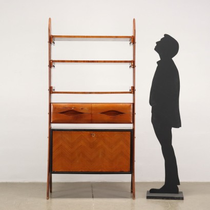 Bookcase Wood Italy 1950s-1960s