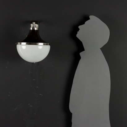 Lampes Pi Parete Artemide Verre Italie Années 1960