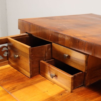 Chest of Drawers Empire Walnut Italy XIX Century