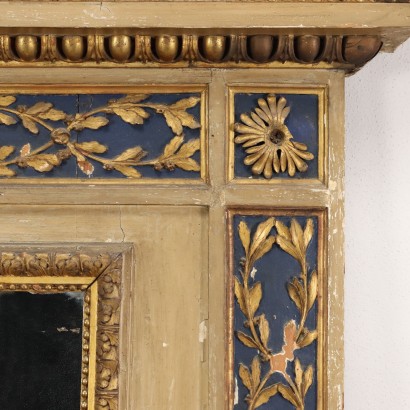 antiquariato, specchiera, antiquariato specchiera, specchiera antica, specchiera antica italiana, specchiera di antiquariato, specchiera neoclassica, specchiera del 800 - antiquariato, cornice, antiquariato cornice, cornice antica, cornice antica italiana, cornice di antiquariato, cornice neoclassico, cornice del 800,Caminiera di Gusto Neoclassico