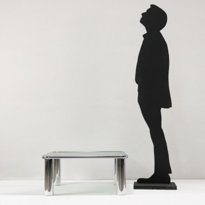 Table Basse Verre Italie Années 1960-1970