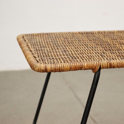 Coffee Table Wicker Italy 1960s