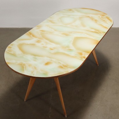 Table Hêtre Italie Années 1950-1960