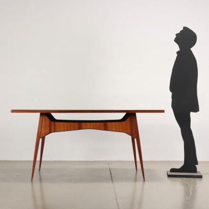 Table Placage de Teck Italie Années 1960