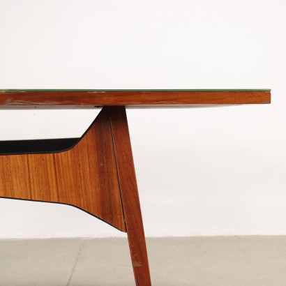 Table Teak Veneer Italy 1960s