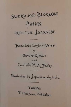Sword and Blossom Poems from the Japan