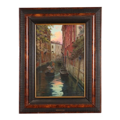 A. Gobbi Oil on Canvas Italy 1930s-1940s