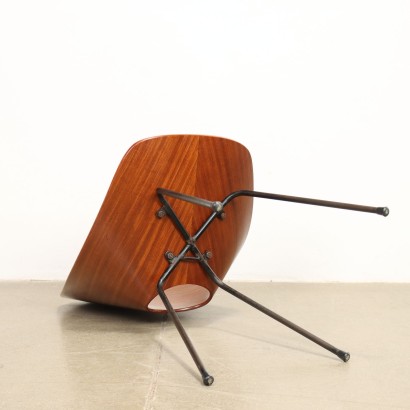 Chaise Medea F.lli Tagliabue Bois Italie Années 1960