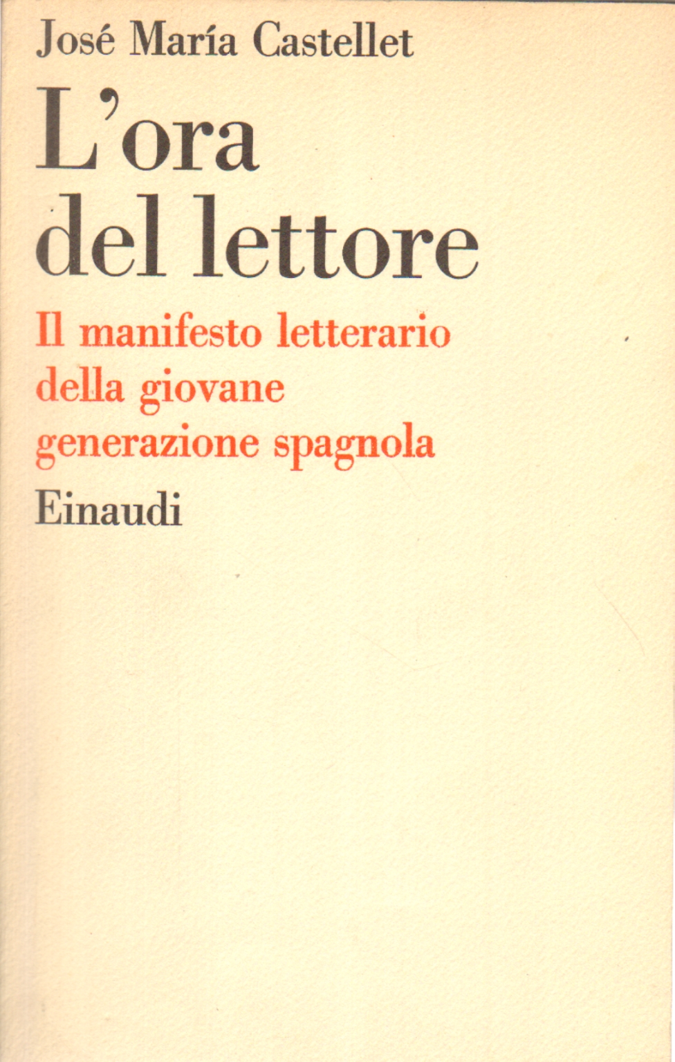 L'ora del lettore