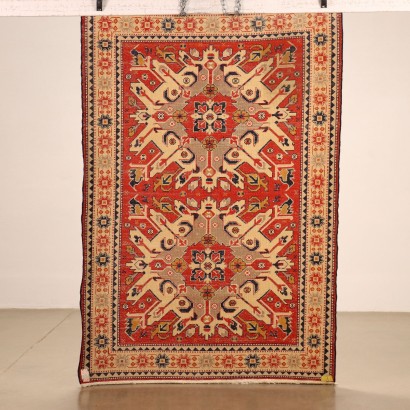 Kazak Carpet Wool Big Knot Turkey 1980s