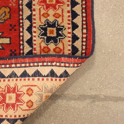 Kazak Teppich Wolle Großer Knoten Türkei 1980er