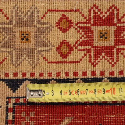 Kazak Teppich Wolle Großer Knoten Türkei 1980er