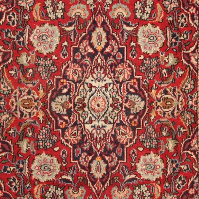 Keshan Carpet Wool Big Knot Iran 1970s-1980s
