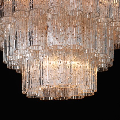 Ceiling Lamp Glass Italy 1960s