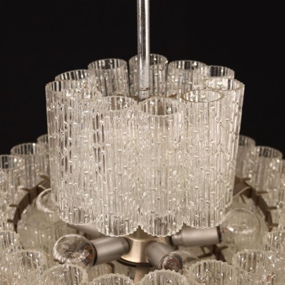 Ceiling Lamp Glass Italy 1960s