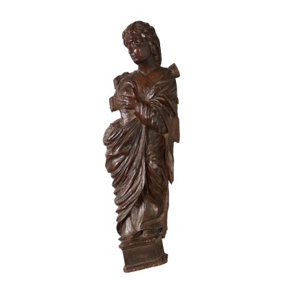 Sculpture Late Mannerism Walnut Italy XVII Century