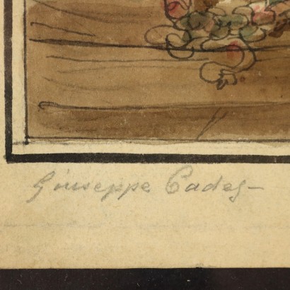 ACQUARELLO SU CARTA FIRMATO G. CADES,Acquarello attribuito a Giuseppe Cades,Scena di sacrificio a Venere. ,Giuseppe Cades,Giuseppe Cades,Giuseppe Cades,Giuseppe Cades,Giuseppe Cades
