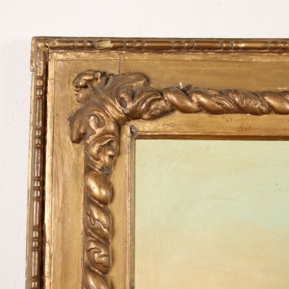 arte, arte italiana, pittura novecento italiana,Copia del XX secolo di Dipinto del C,Veduta di Vienna dal Belvedere copia