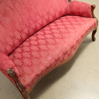 Sofa Louis Philippe Nussbaum Italien XIX Jhd