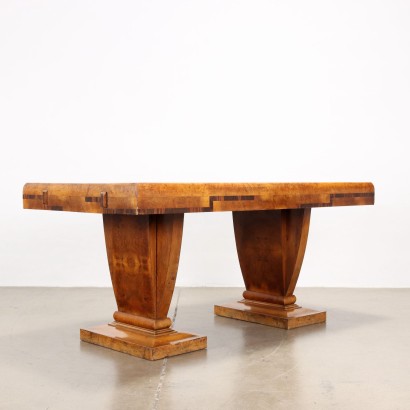Tisch Art Déco Nussbaum Italien 1930er-1940er