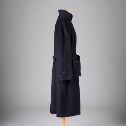 Burberry Vintage Coat Cachemire Size 12/14 United Kingdom 1980s