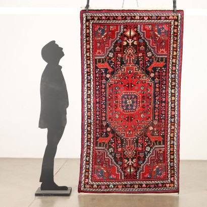 Abadhe Carpet Wool Big Knot Iran 1950s-1960s