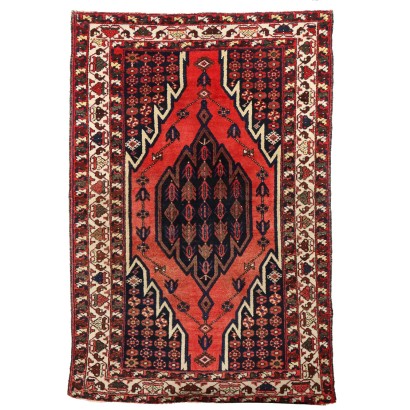 Mazlagan Carpet Wool Big Knot Iran 1960s-1970s