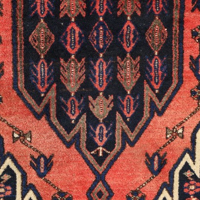 Mazlagan Carpet Wool Big Knot Iran 1960s-1970s