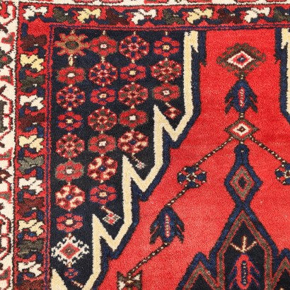 Mazlagan Carpet Wool Big Knot Iran 1960s-1970s