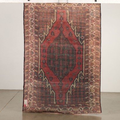 Mazlagan Carpet Wool Big Knot Iran 1960s-1970s