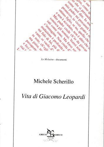 Leben von Giacomo Leopardi
