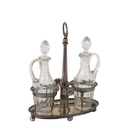 Oil Cruet Silver Italy XIX Century