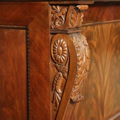 antiquariato, credenza, antiquariato credenza, credenza antica, credenza antica italiana, credenza di antiquariato, credenza neoclassica, credenza del 800,Scrivania con segreti
