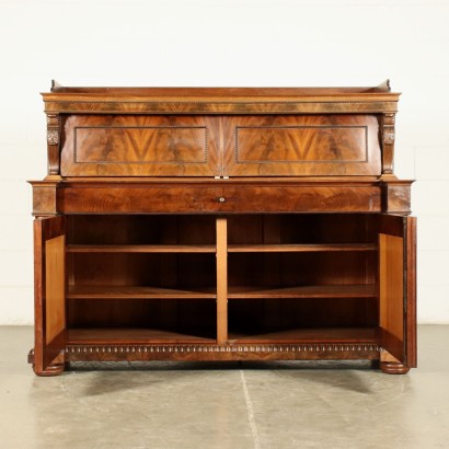 antiquariato, credenza, antiquariato credenza, credenza antica, credenza antica italiana, credenza di antiquariato, credenza neoclassica, credenza del 800,Scrivania con segreti