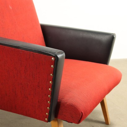 Pair of Armchairs Leatherette Italy 1960s