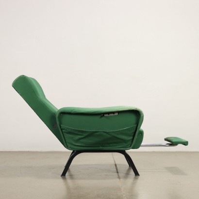 Fauteuil Tissu Italie Années 1960-1970