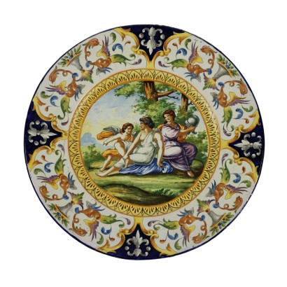 Parade Plate Ceramic Italy XX Century