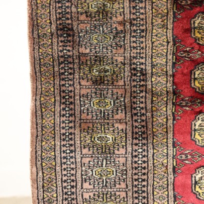 Bukhara Teppich Wolle Feiner Knoten Pakistan 1990er