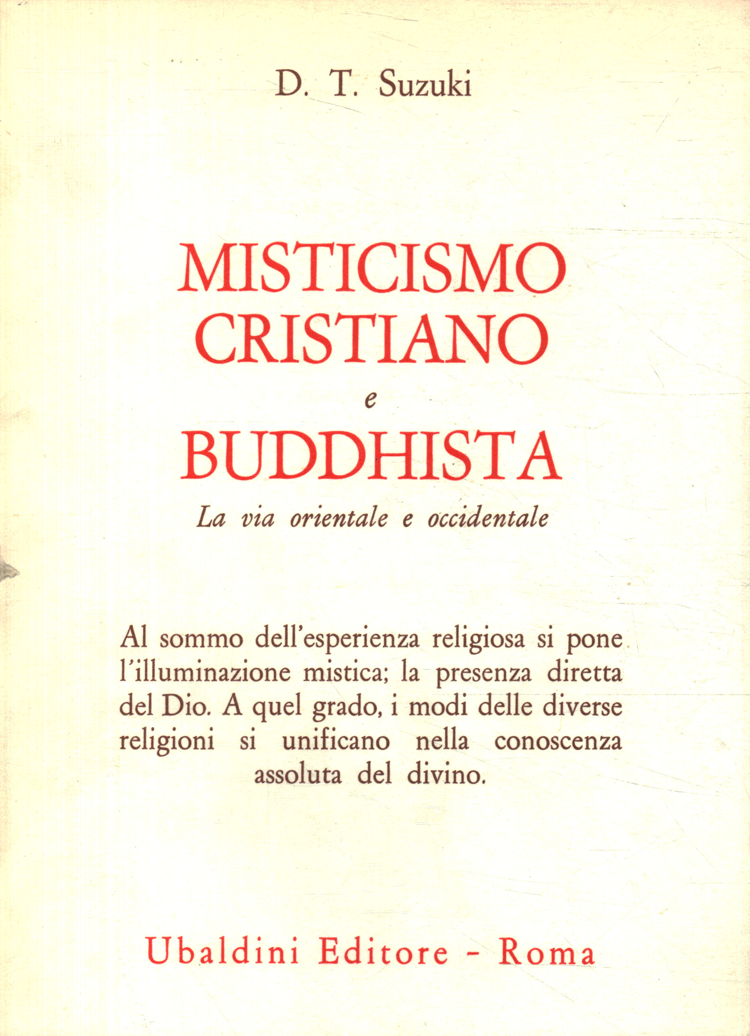 Misticismo cristiano e buddhista